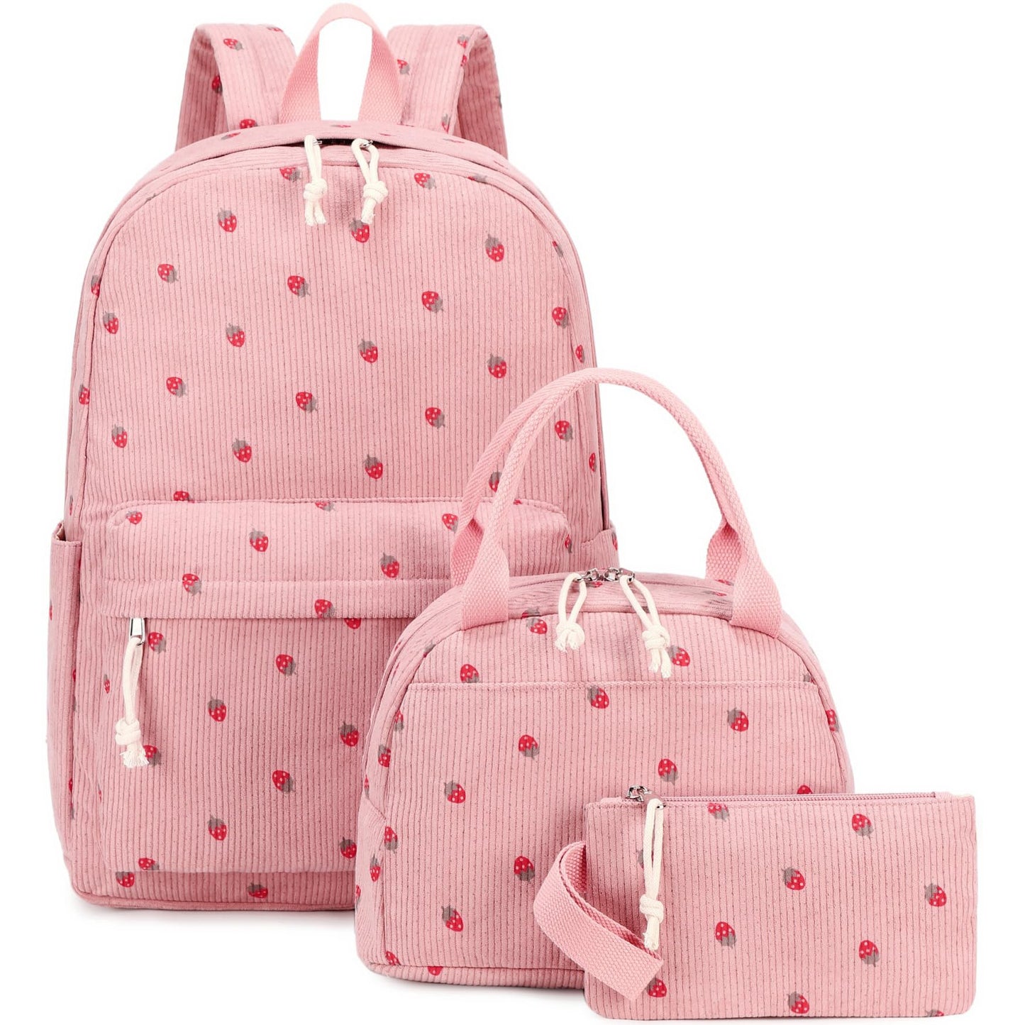 Women's Three-piece Korean Style Preppy For Primary Leisure Backpack