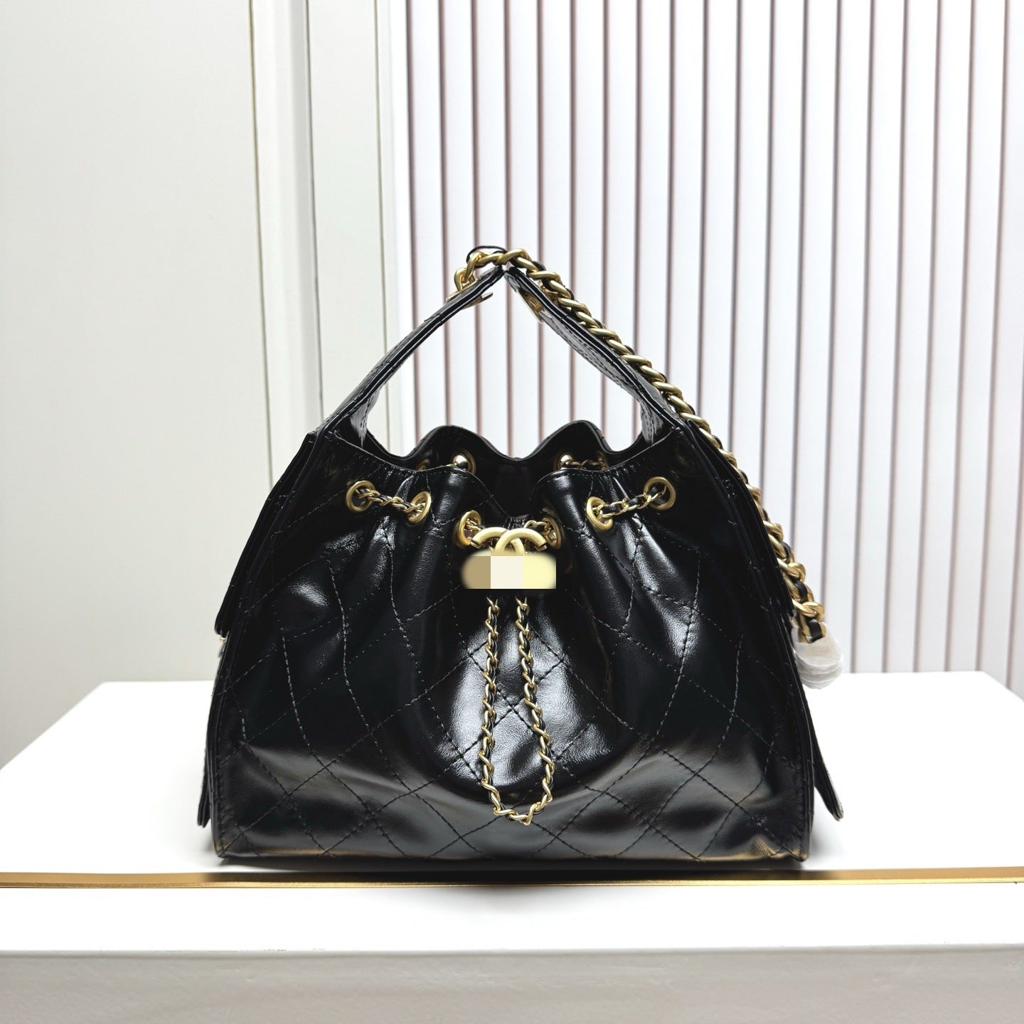Women's Style Chain Commute Design Diamond Plaid Bags