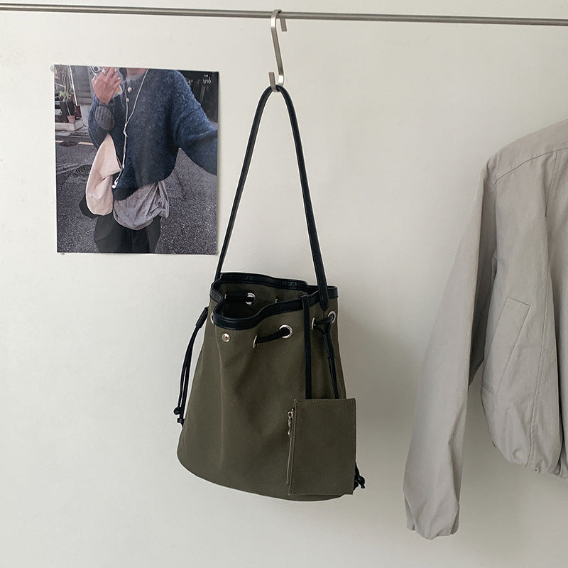 Fashion Stitching Mother Female Niche Commuter Bags