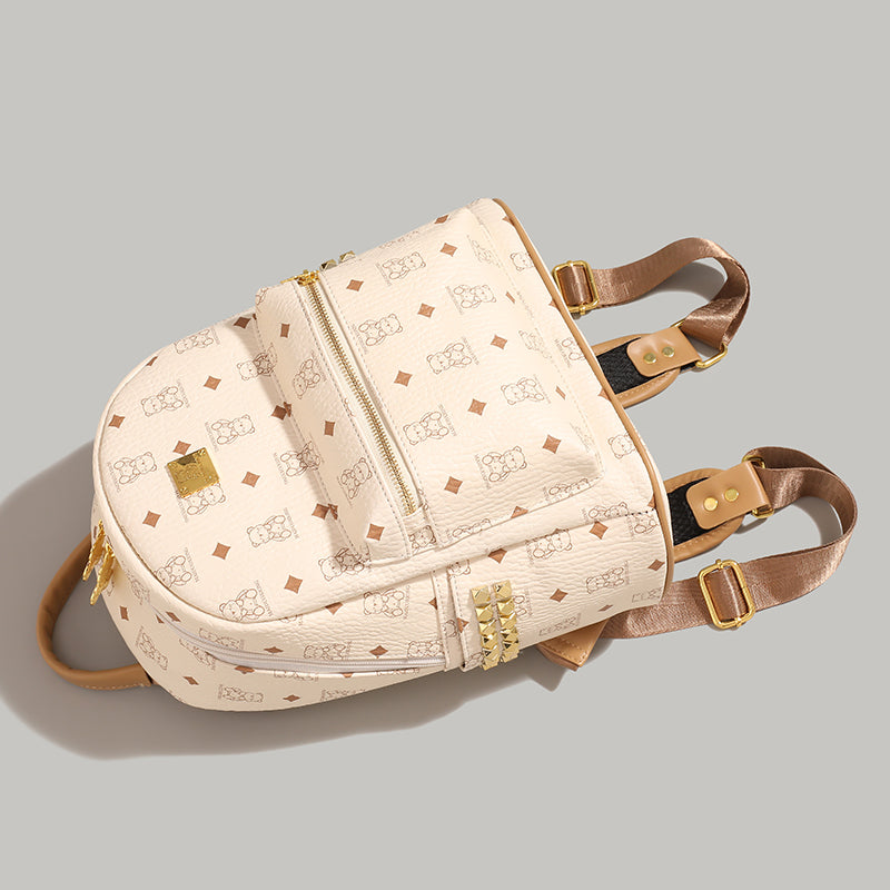 Birthday Gift Cute Bear Commuter Trendy Female Backpacks
