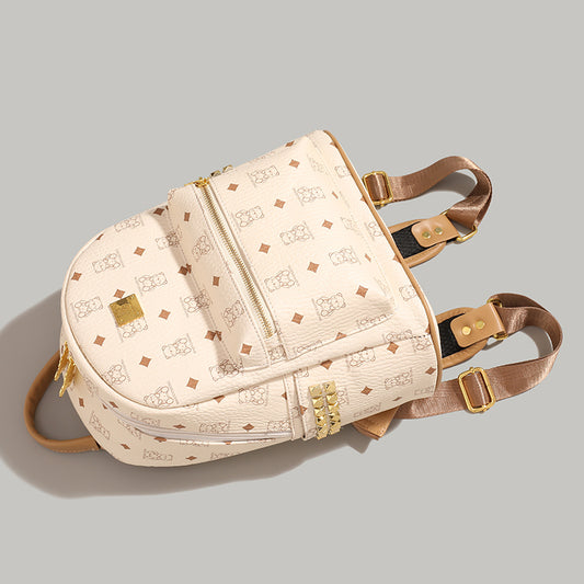 Birthday Gift Cute Bear Commuter Trendy Female Backpacks