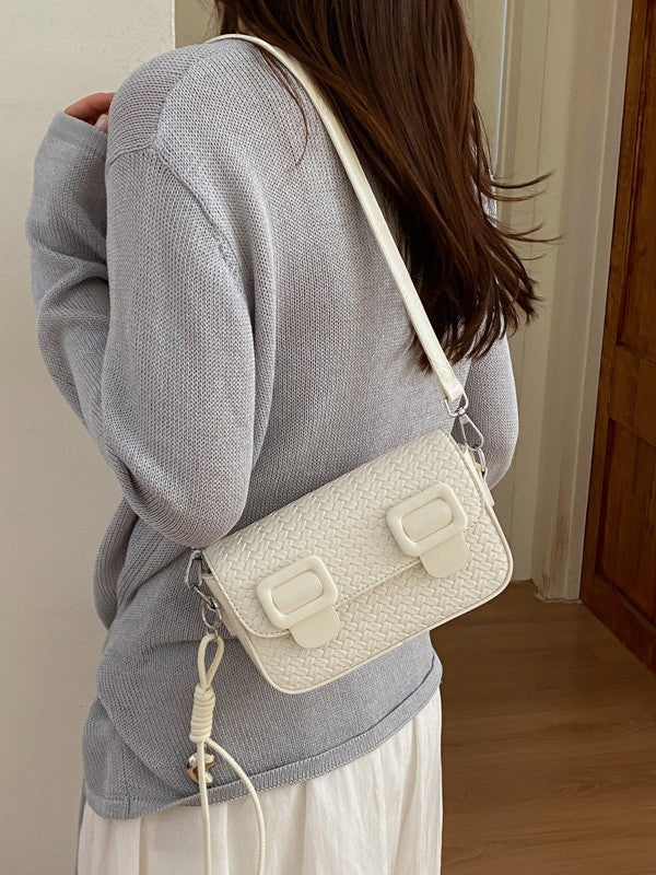 Women's Niche Woven Pattern Summer Versatile Fashion Women's Shoulder Bag