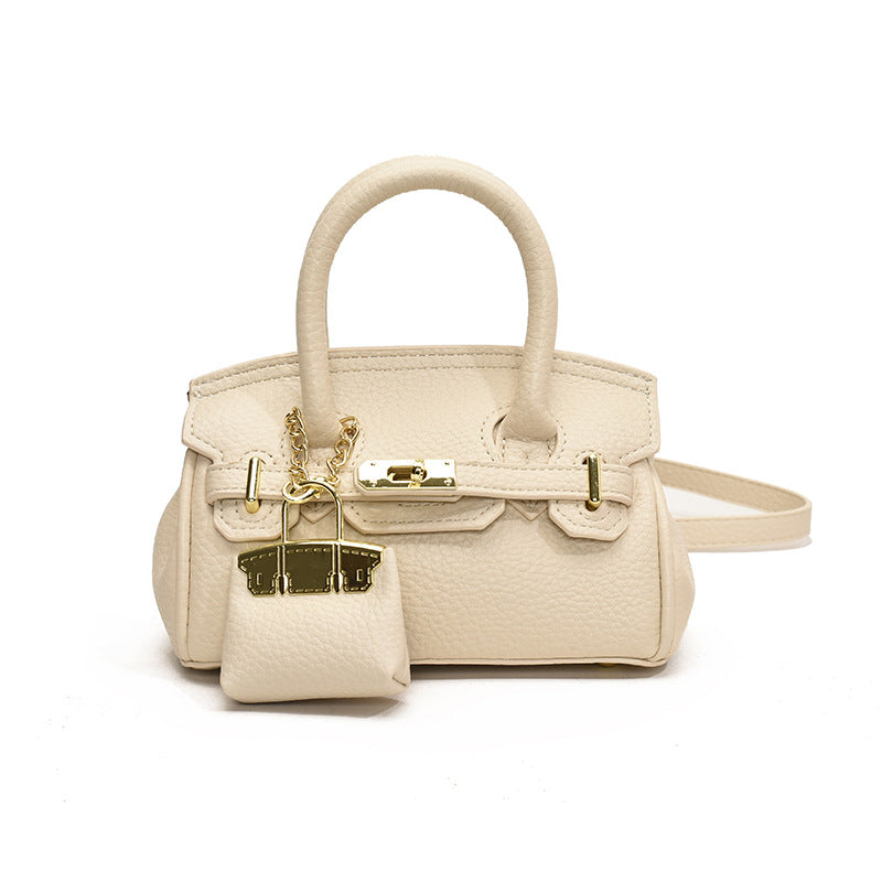 Women's Contrast Color Portable Design Large Capacity Women's Shoulder Bag