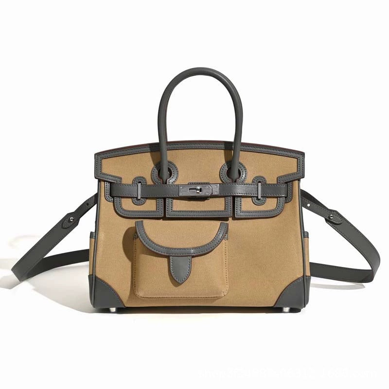 Canvas Top Layer Cowhide Advanced Fashion Bags