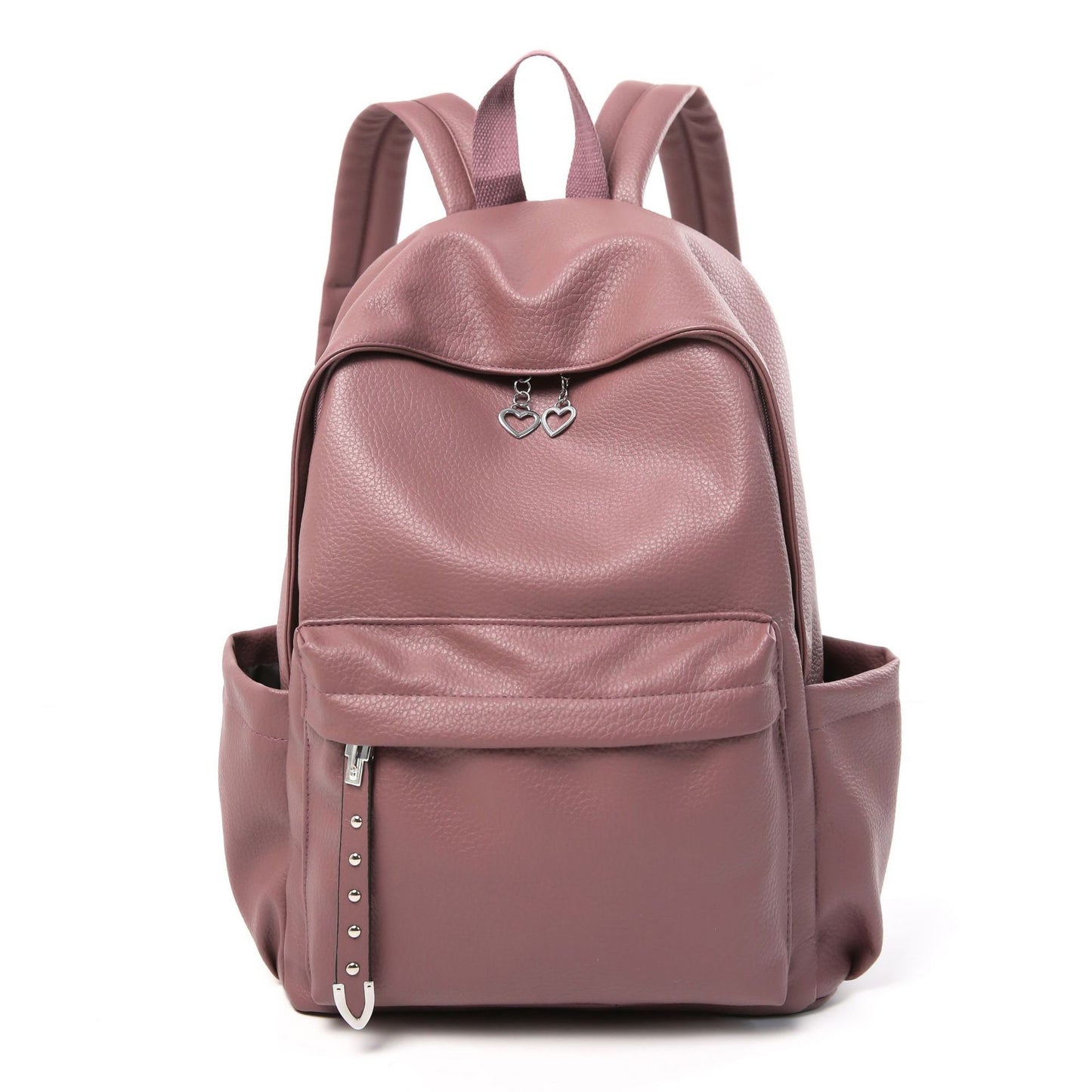 Fashionable Soft Leather Retro Trendy Simple Women's Backpack