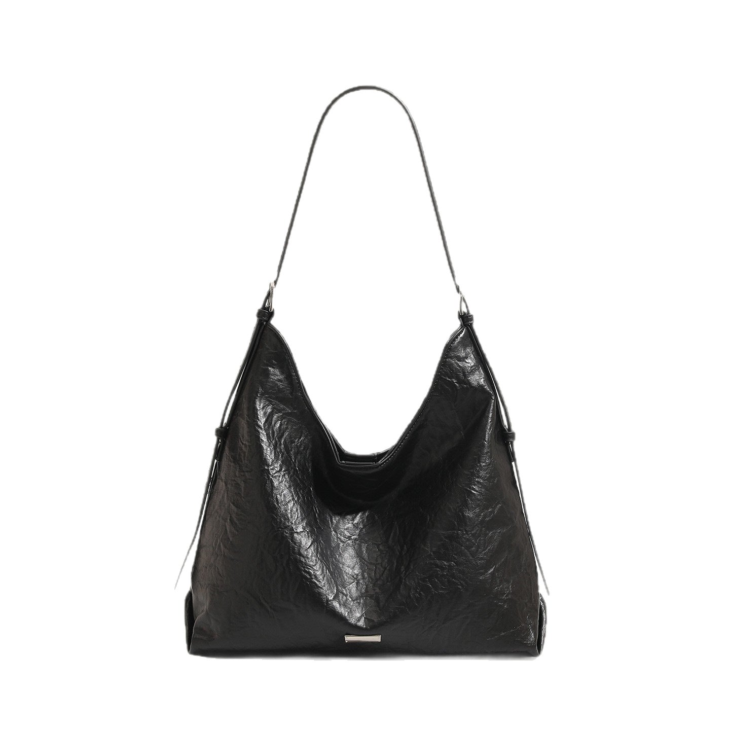 Women's Cowhide Underarm Commuter Large Capacity Hobo Tote Bag