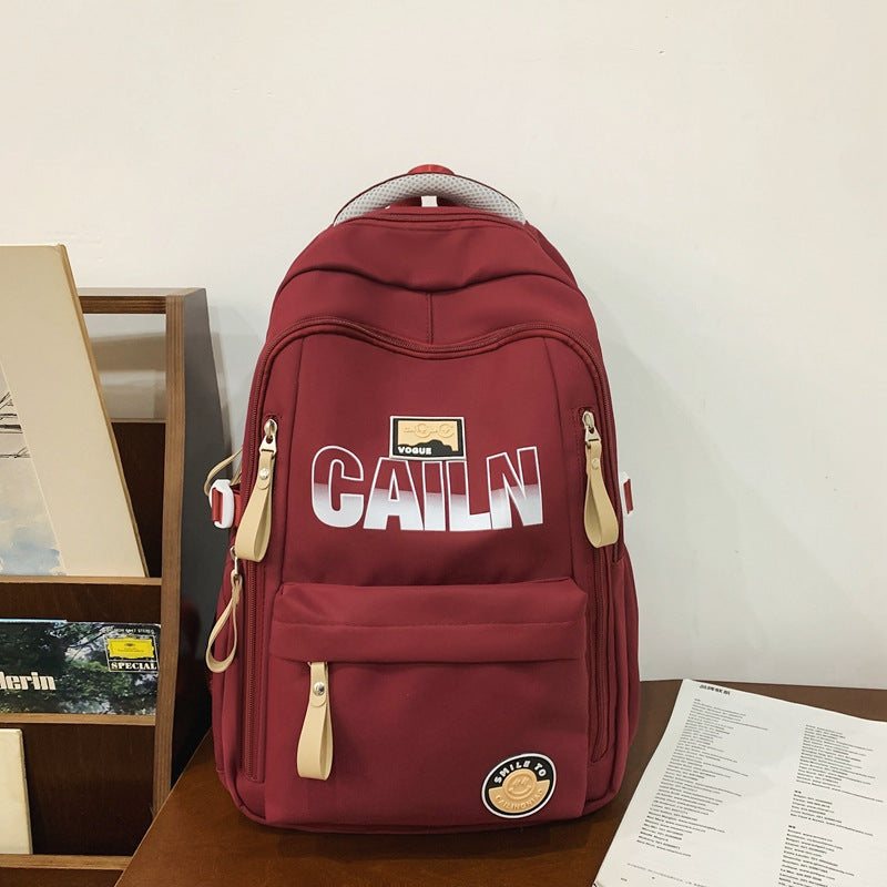 Junior High Trendy Style Computer Large Leisure Backpack