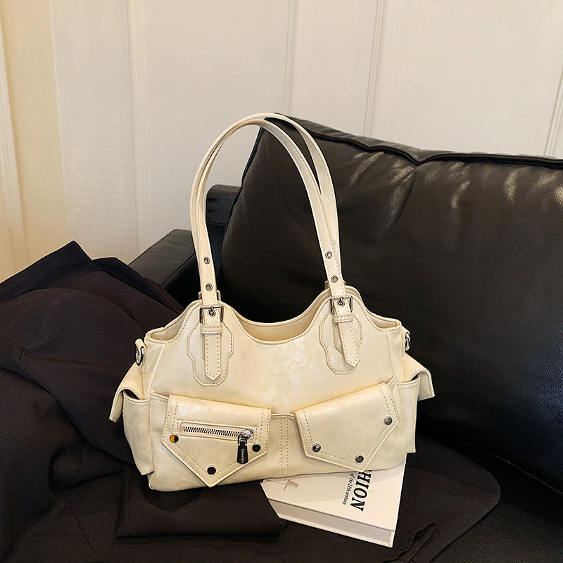 Women's Locomotive Style Trendy Cool Portable Large Bags