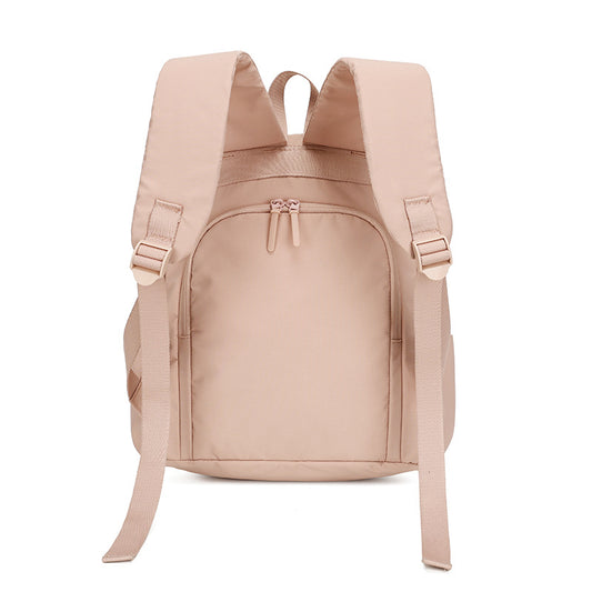 Soft Shell Commuter Simple Computer Rubber Powder Good-looking Leisure Backpack