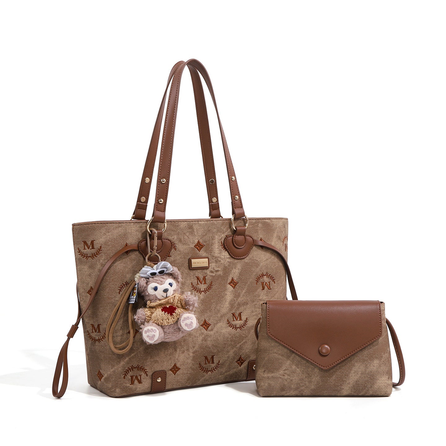 Mi Embroidery Son Mother Large Capacity South Tote Bag