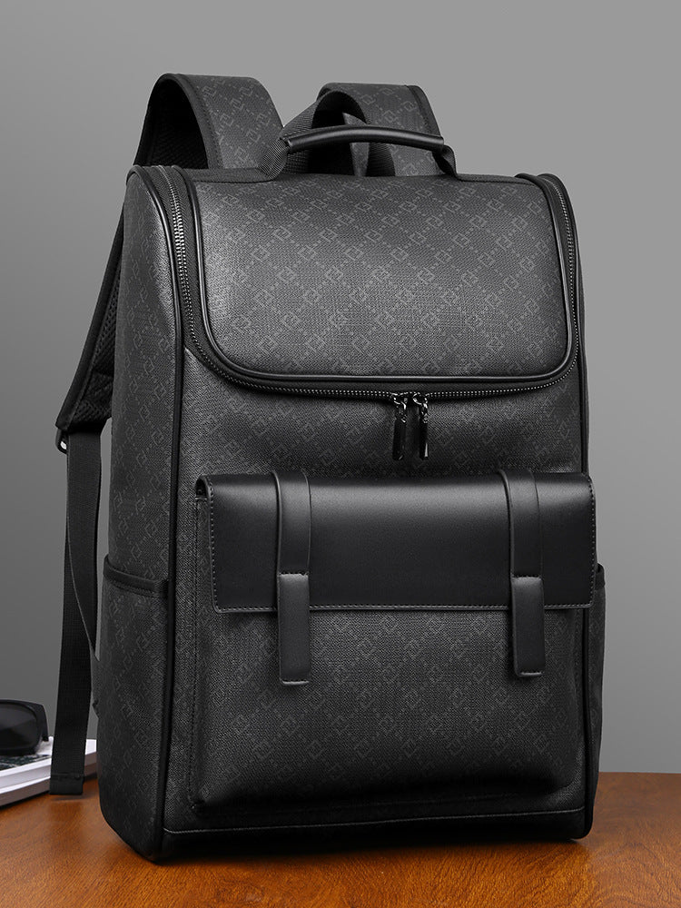 Men's Large Capacity Computer Commuter Plaid Lightweight Backpacks