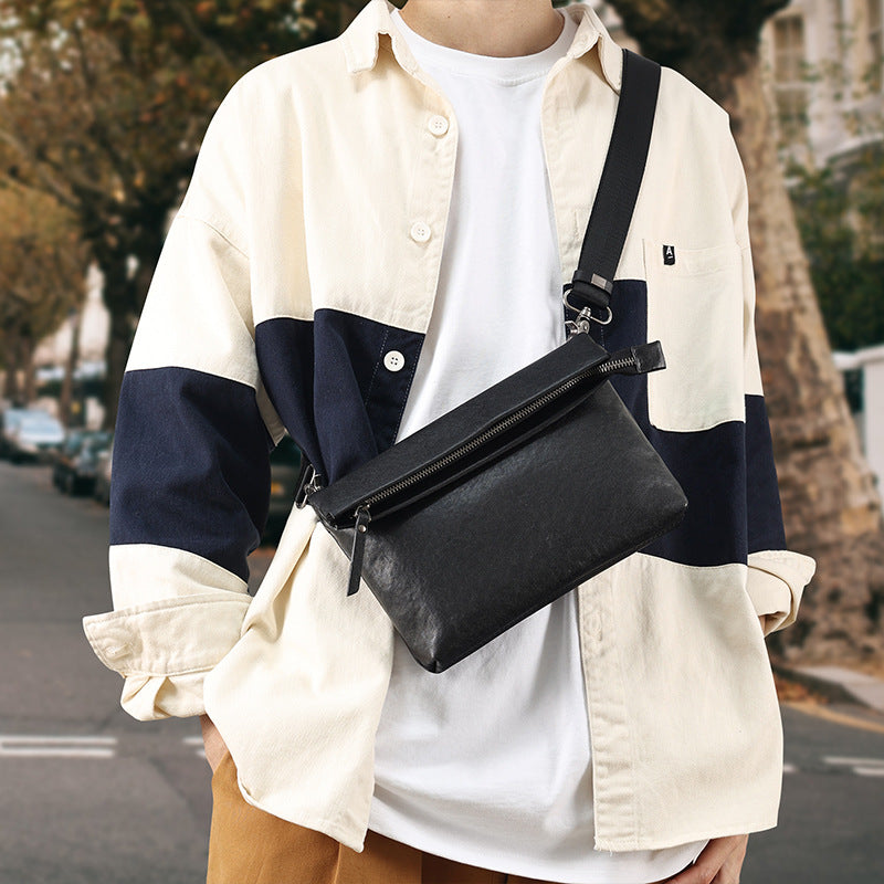 Men's Cowhide Genuine Leather Fashion Commuter Men's Messenger Bag