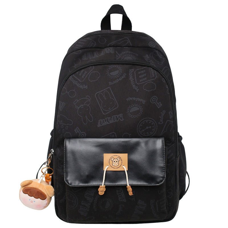 Large Capacity Early High Mori Style Fresh Leisure Backpack
