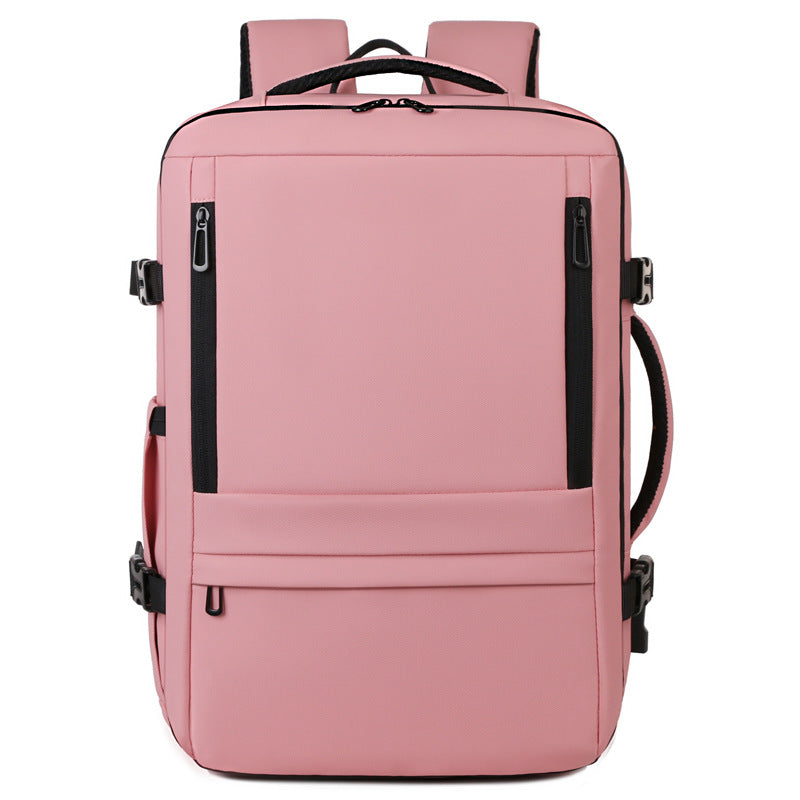 Men's Large Capacity Expandable Advanced Fashion Waterproof Commuter Business Backpack