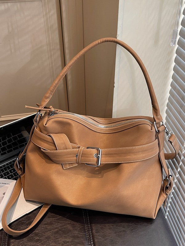 Women's Capacity Retro Commuter Korean Niche Western Women's Shoulder Bag