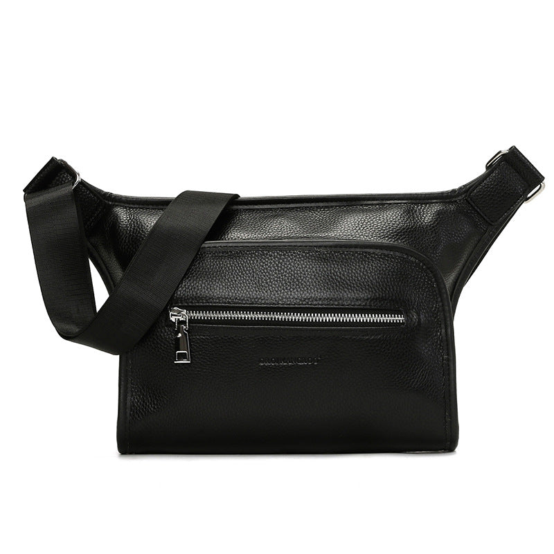 Men's One First Layer Cowhide Business Large Capacity Korean Bags