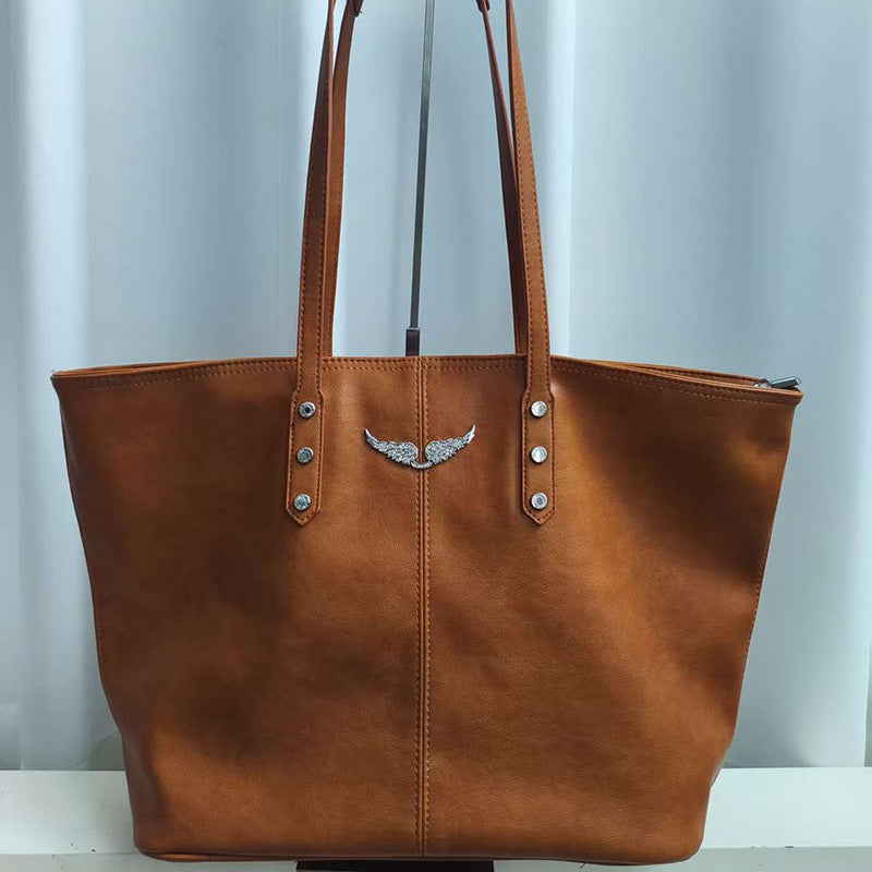 Large Capacity Retro Fashion Minimalism Lightweight Tote Bag