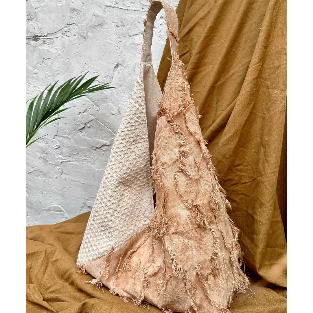 Style Canvas Large Capacity Totes Vintage Tassel Bags