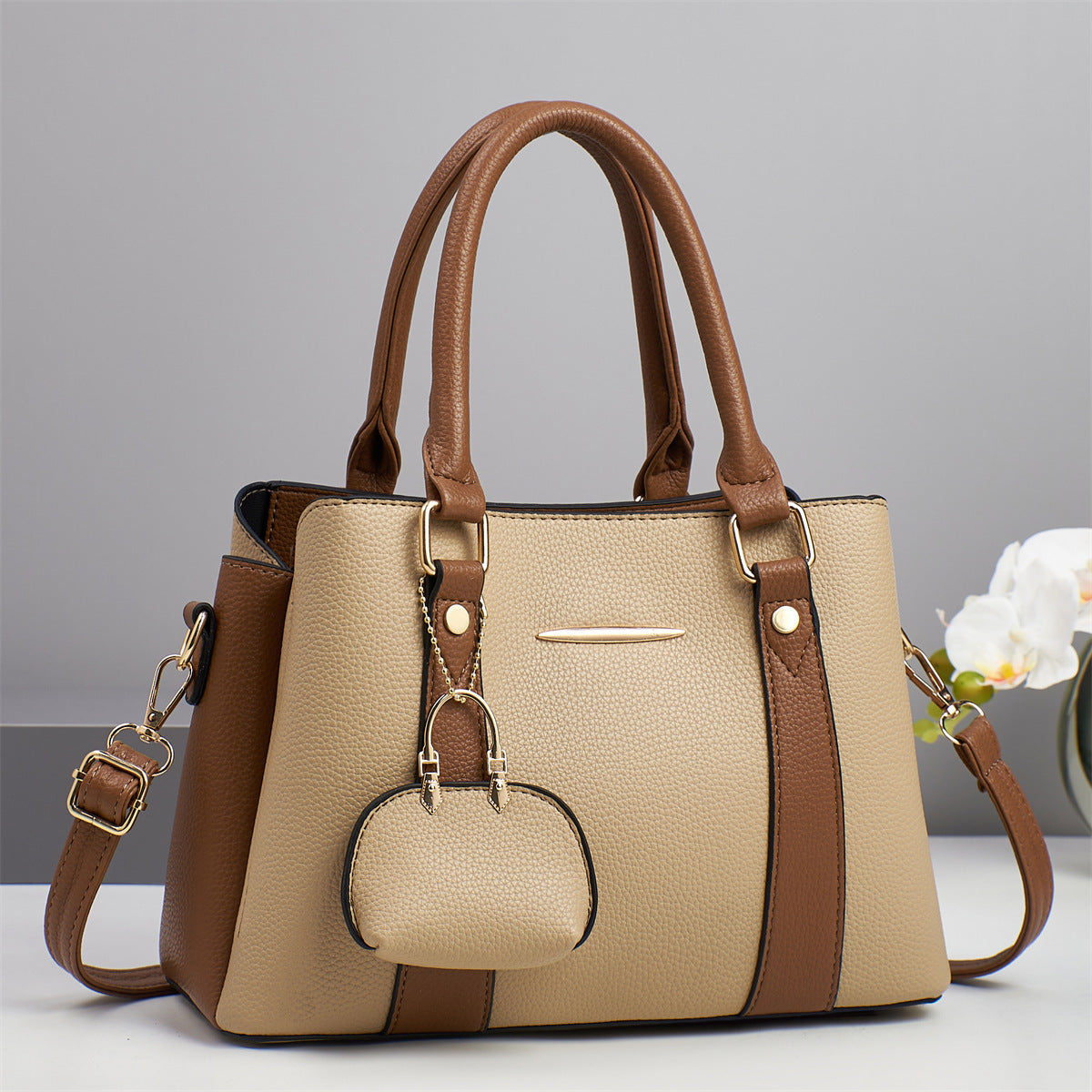 Women's Mother Fashion Soft Leather Large Capacity Women's Handbag