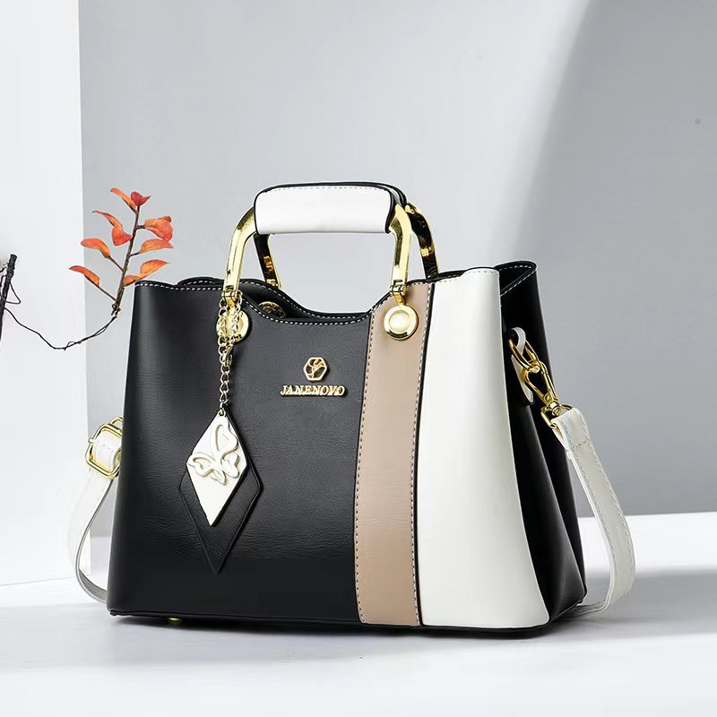 Women's Fashion Color Contrast Elegant Mother Handbags
