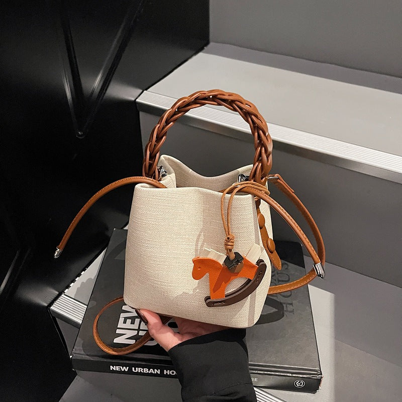 Niche Summer Retro Simple Western Style Portable Vegetable Bags