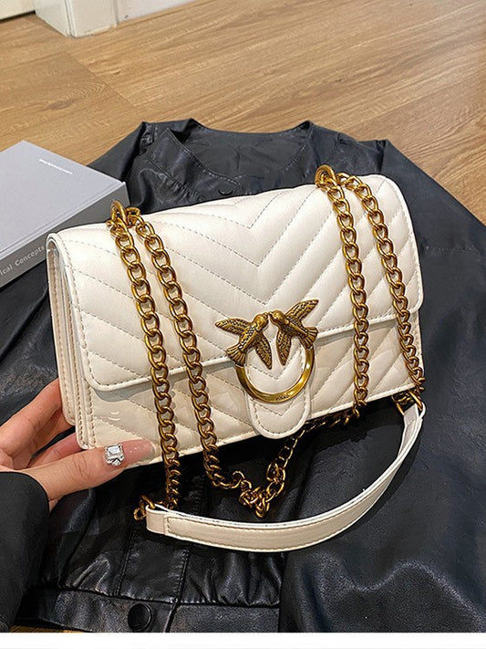 Twill Fashion Swallow Exquisite Underarm Chain Bags