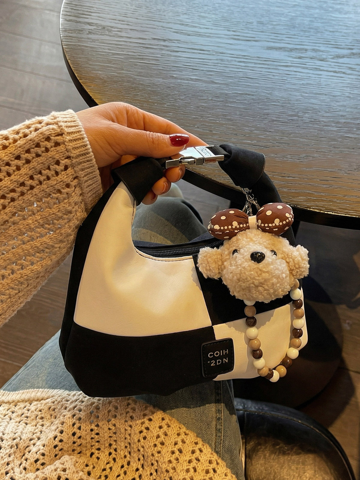 Women's Canvas Summer Retro Color Matching Fashion Women's Handbag