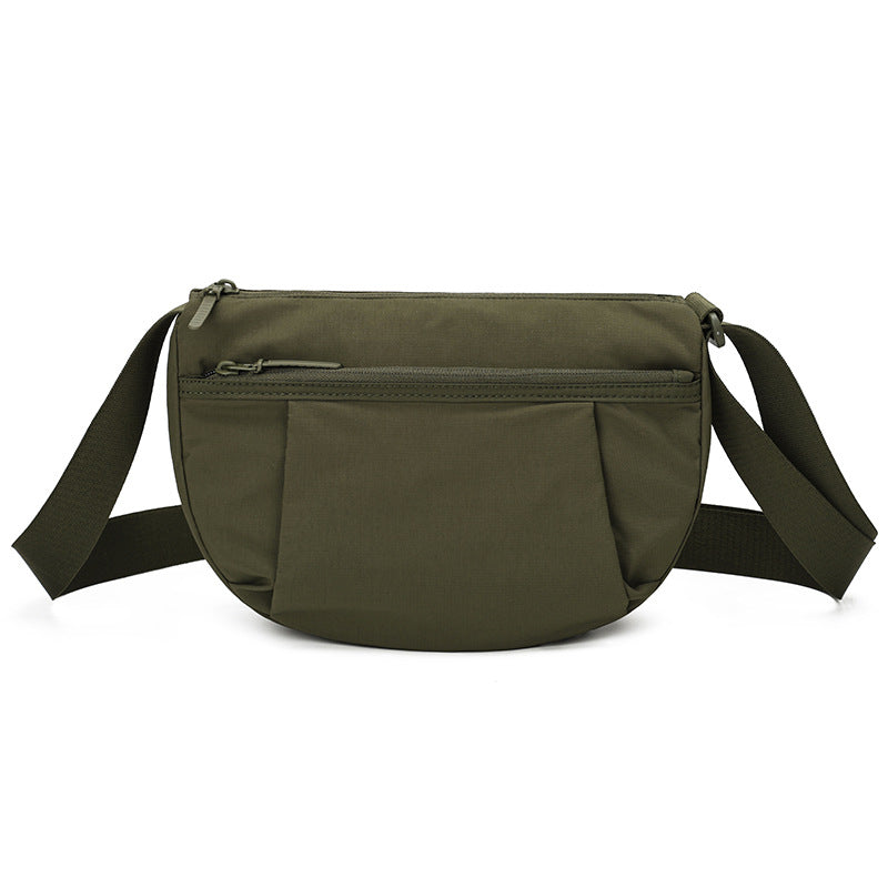 Women's Simple Nylon Cloth Light Luxury Minority Korean Dumplings Large Women's Shoulder Bag