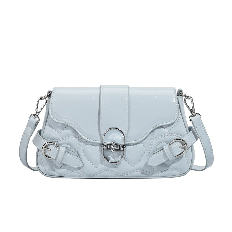 Women's Sweet Cute Hardware Flap Commuter Underarm Bag