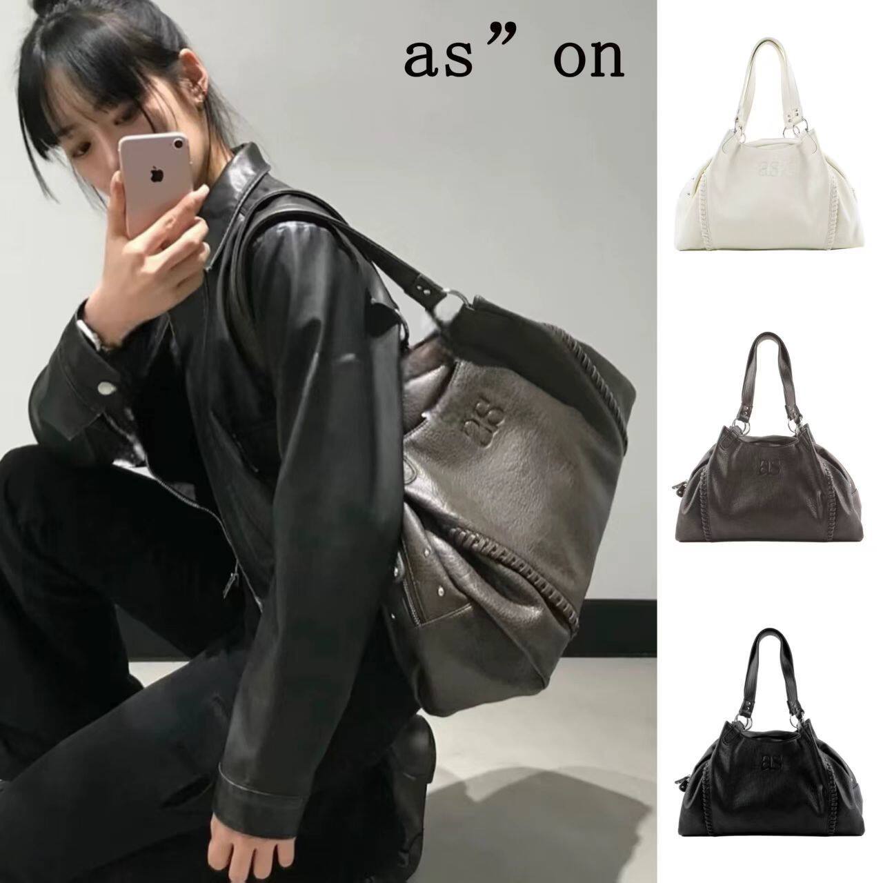 Women's Hobo Niche Retro Motorcycle Underarm Large Bags