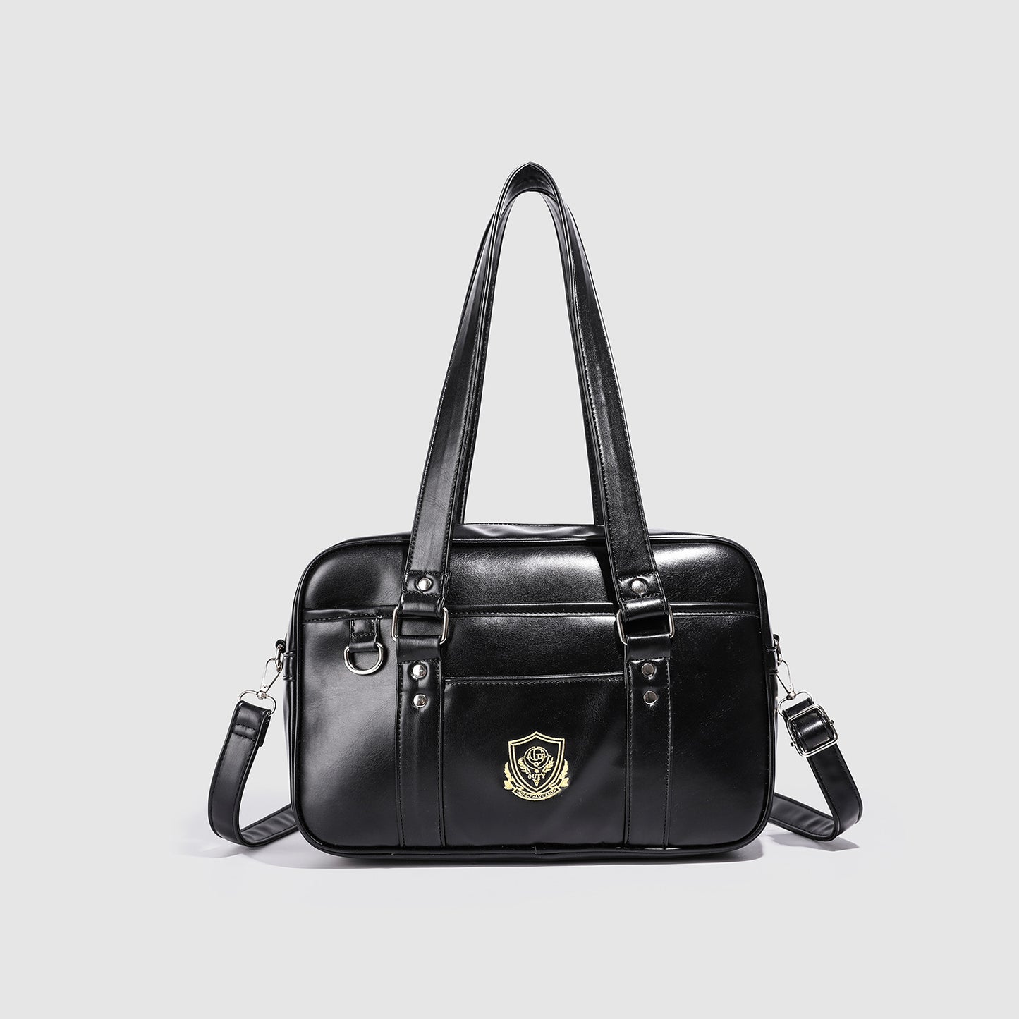 Uniform Large Capacity Two-dimensional Portable College Style Simple Underarm Bag