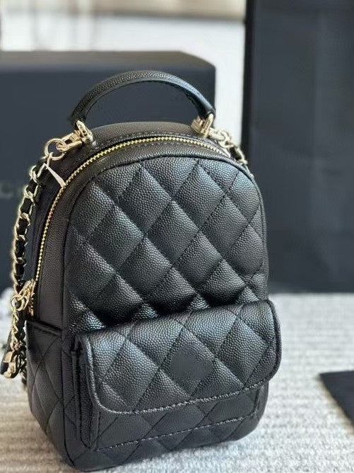 Women's Version Classic Style Genuine Leather Diamond Bags
