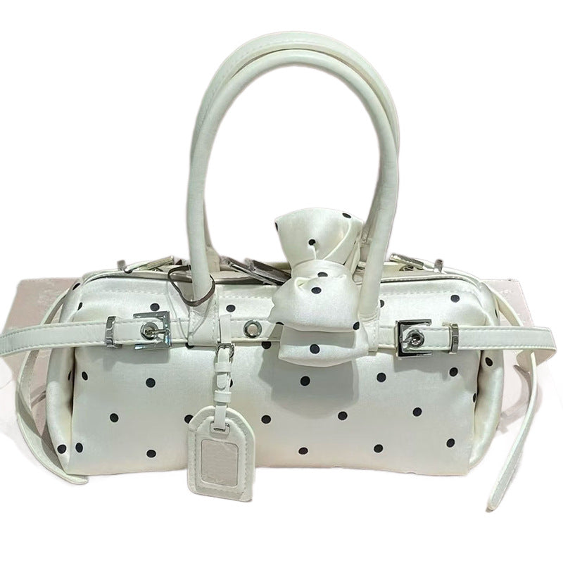 Women's Boston Polka Dot Fashion Bow Bags