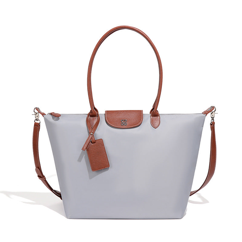 Nylon Large French Commuter Dumpling Capacity Oxford Tote Bag