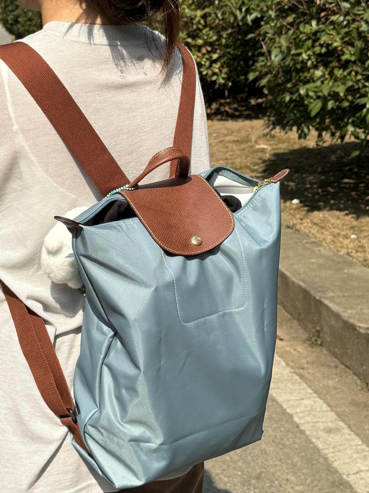 Large Capacity Folding Leisure Macaron Commuter Women's Backpack