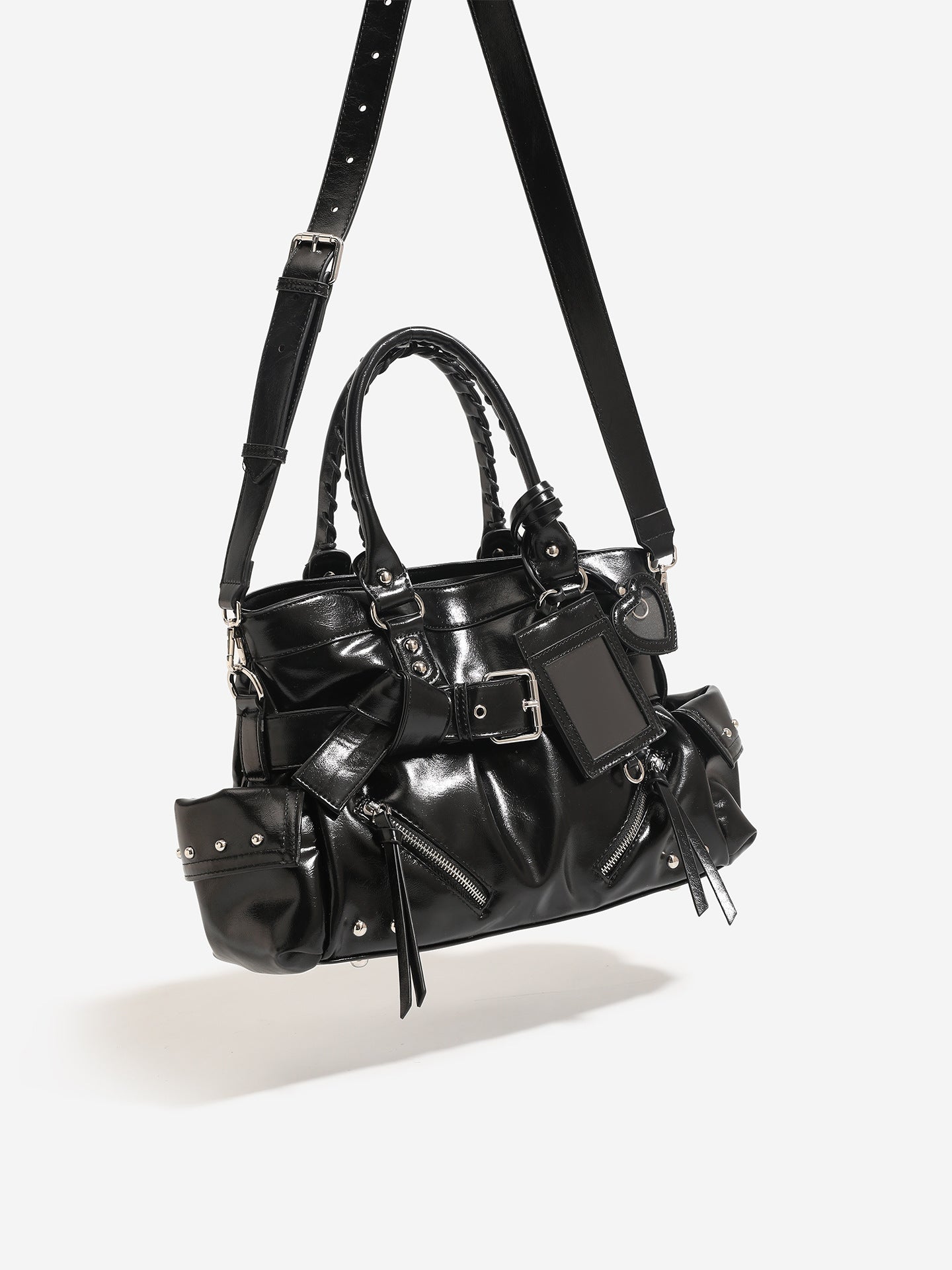 Rivet Hot Fan Bike Packet Retro Minority Design Large Tote Bag