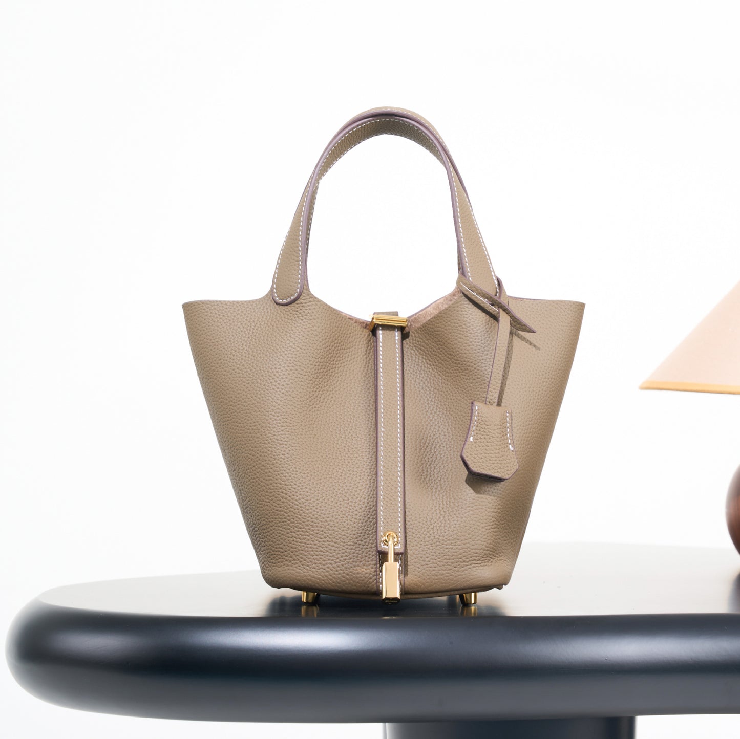 Classic First Layer Cowhide Vegetable Basket Light Luxury High-grade Genuine Women's Messenger Bag