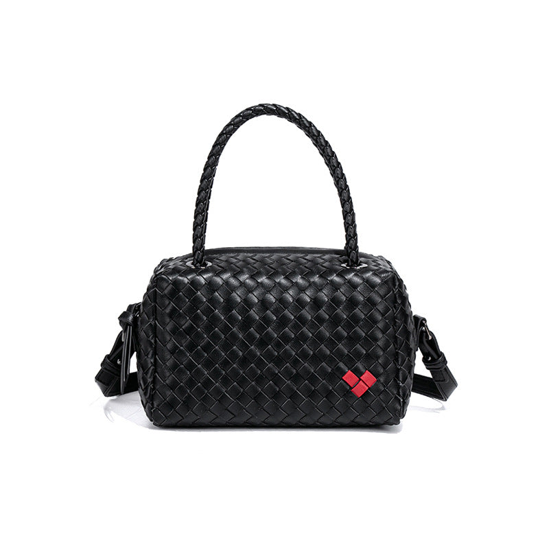 Women's Handmade Woven Pillow High Texture Fashion Hand Holding Women's Handbag