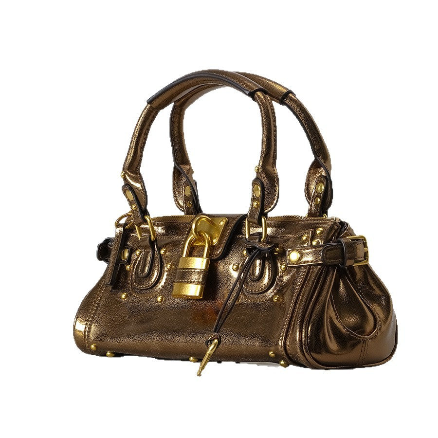 Women's Autumn Retro Style Versatile Fashion Head Lock