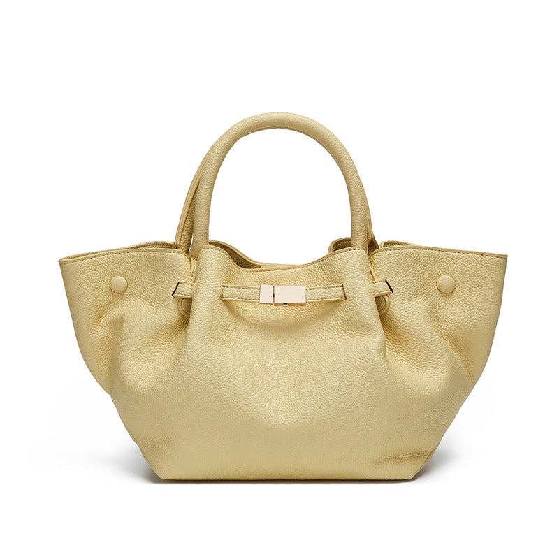Women's Style Fashion Pleated Commuter Wings Simple Western Tote Bags