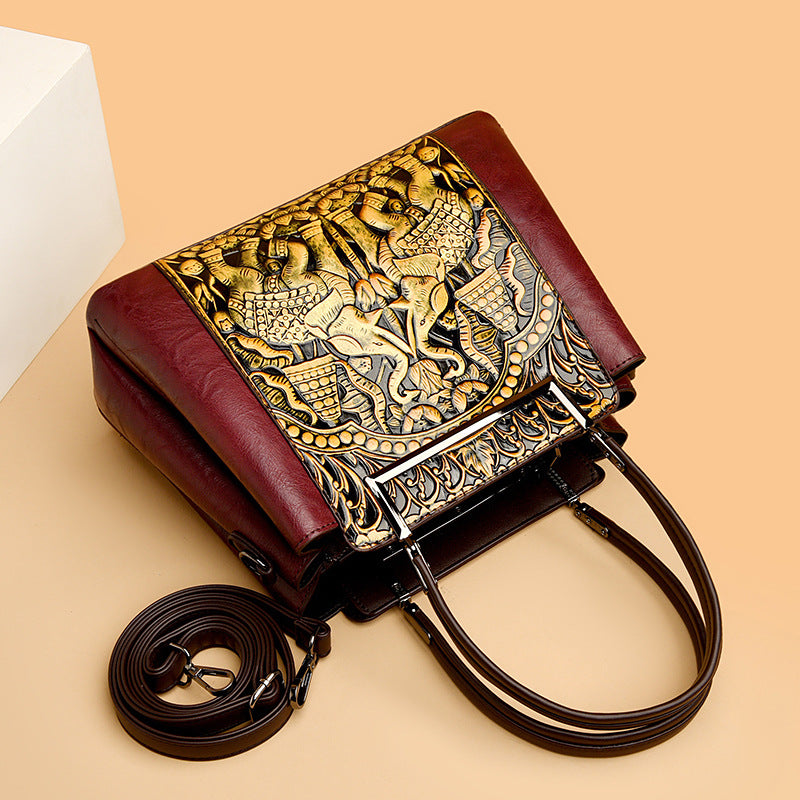 Women's High Sense Large Capacity Retro Fashion Women's Messenger Bag