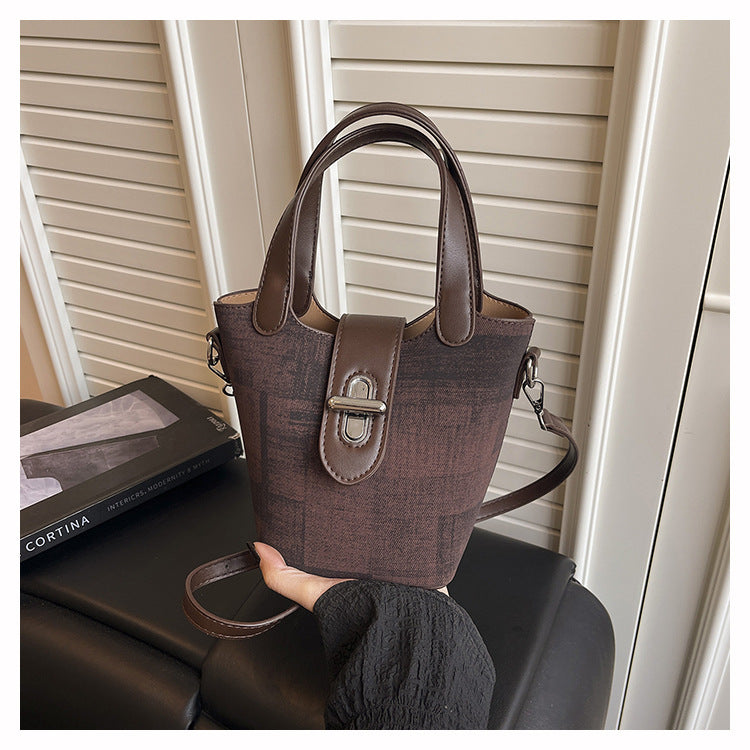 Women's Advanced Texture Light Luxury Portable Vegetable Basket Bags