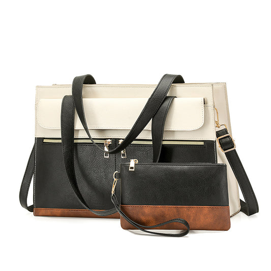 Large Capacity Commuter Business Trip Document Women's Shoulder Bag