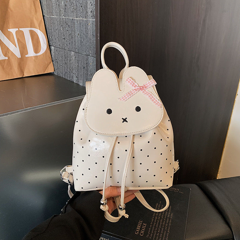 Women's Korean Style Cute Cartoon Rabbit Large Capacity Bags