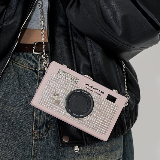 Personality Fashion Rhinestone Western Style Chain Women's Shoulder Bag