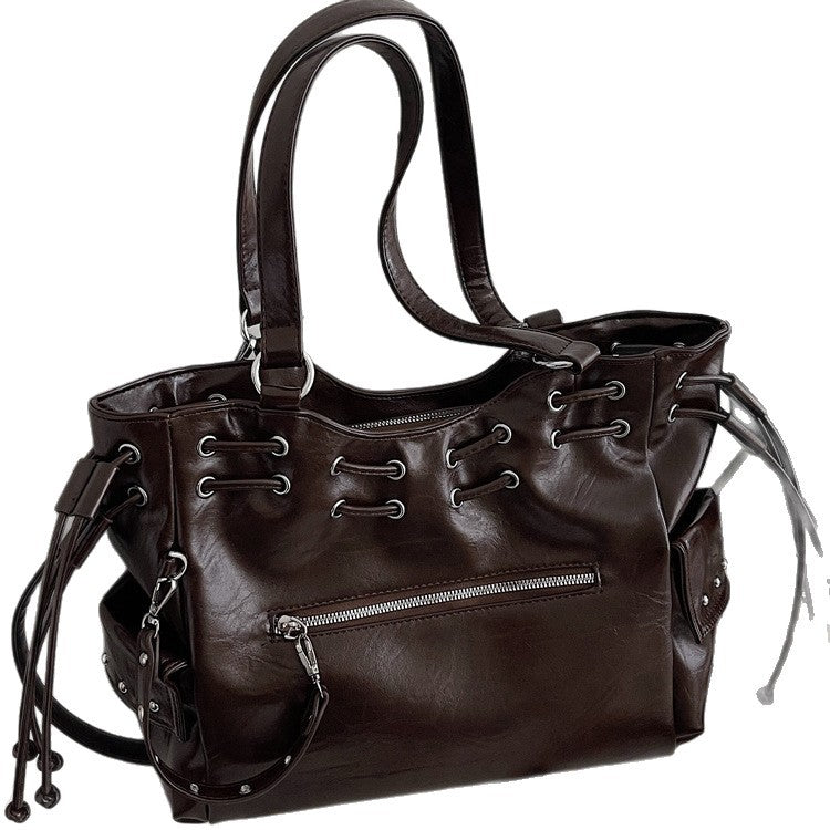Women's Large Capacity High-grade Retro Easy Matching Bags