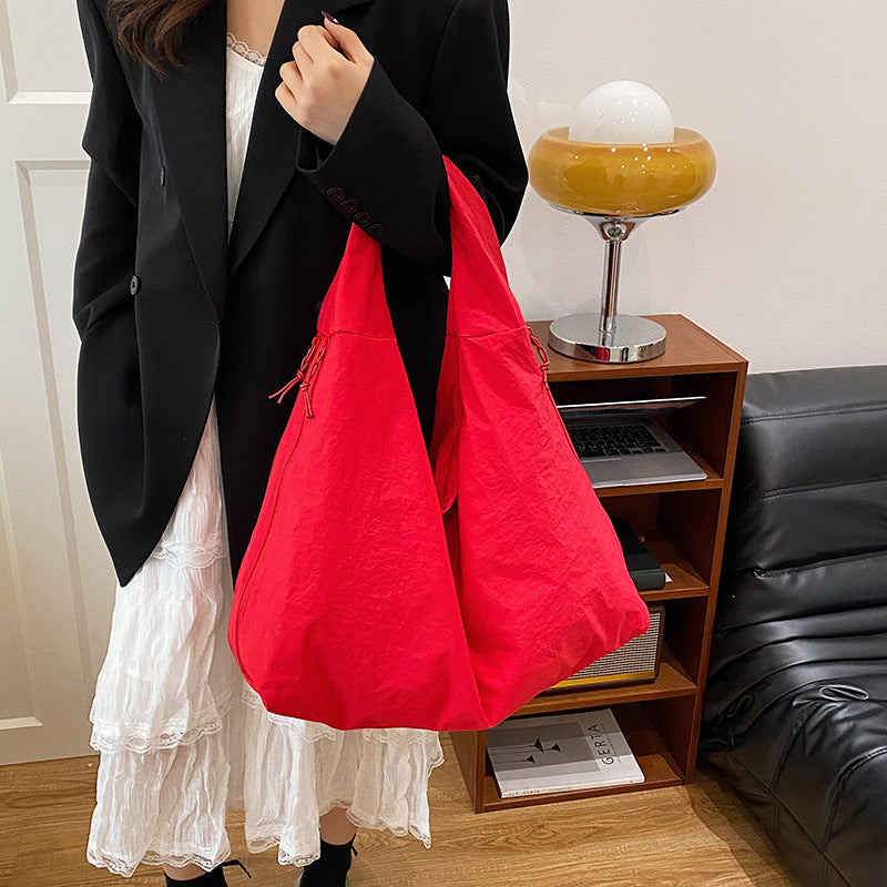 Women's Versatile Large Capacity Commuter Fashion Canvas Underarm Bag