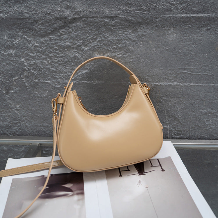 Women's Genuine Leather Fashionable Underarm Niche Western Women's Shoulder Bag