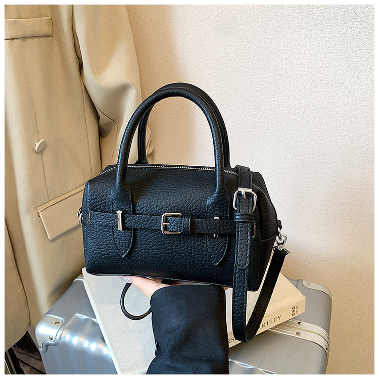 Women's Simple Lychee Pattern Hand Fashion High-grade Bags
