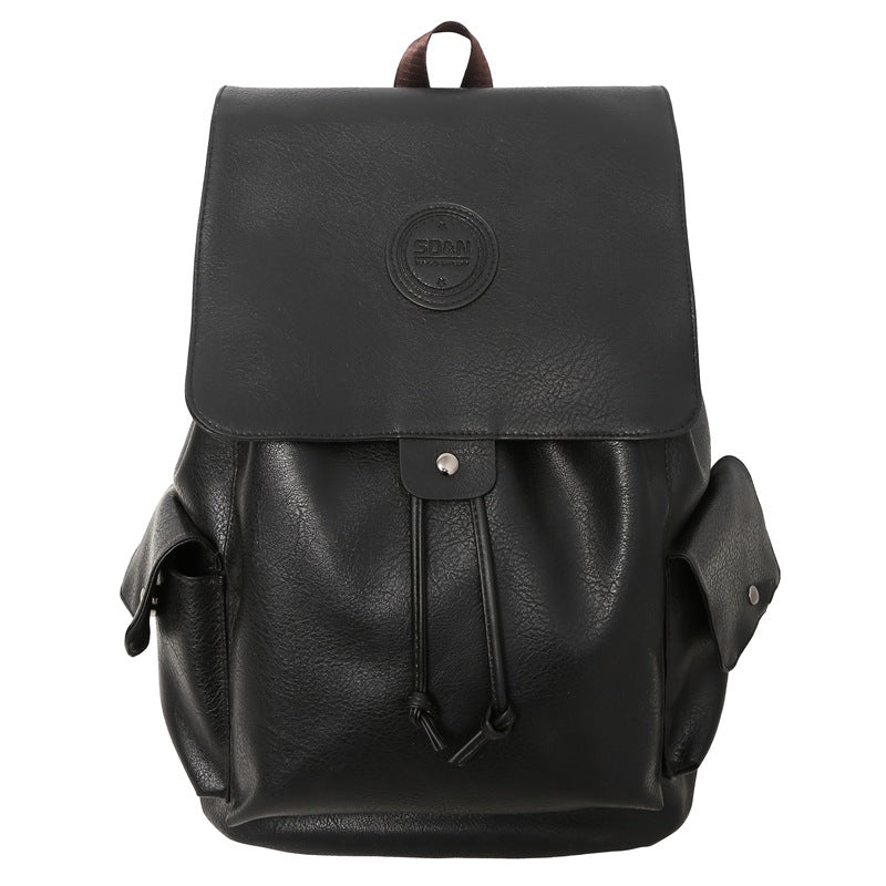 Men's Korean Style College Fashion Leather Computer Bags